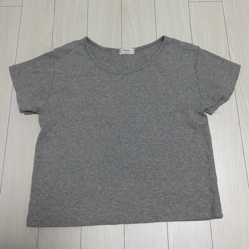 [BUNJANG] Delightmoon Basic T-shirt Gray / 딜라잇문 기본 반팔티 회색 그레이 에이블리 지그재그