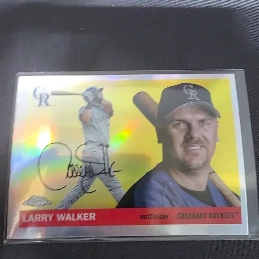 [BUNJANG] 2025 Topps Chrome Platinum Larry Walker Card / 2025 탑스 크롬 플래티넘 콜로라도 래리 워커 카드