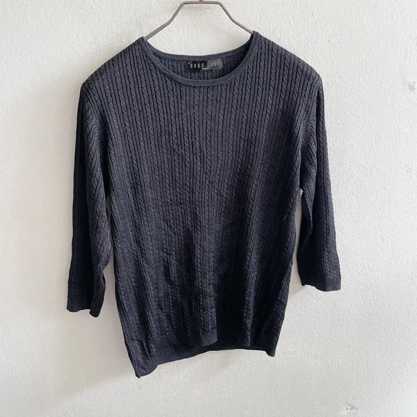 [BUNJANG] Renown Silk Knit Sweater / 55) 일본 레나운 실크 니트