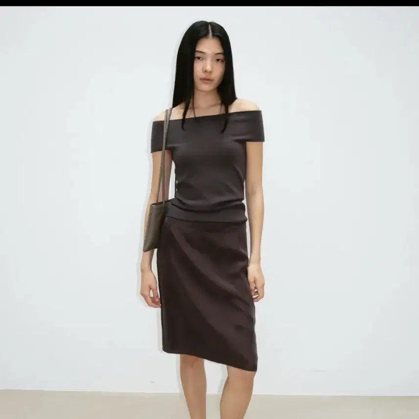 [BUNJANG] Monoha Midi Skirt Black / 모노하 스커트  블랙캘러