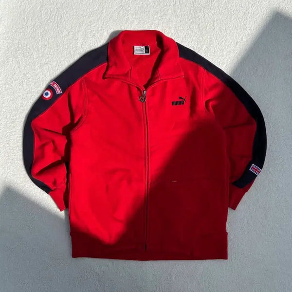 [BUNJANG] Puma Red Brighton Track Jacket Zip-up L / 퓨마 레드 브라이튼 트랙자켓 집업 L
