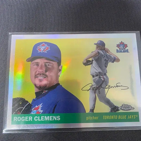 [BUNJANG] 2025 Topps Chrome Platinum Roger Clemens Trading Card / 2025 탑스 크롬 플래티넘 토론토 로저 클레멘스 카드