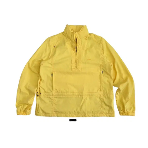 [BUNJANG] Ping Golf Apparel Yellow Half Zip Windbreaker / Ping 핑 골프웨어 옐로우 하프 집업 바람막이