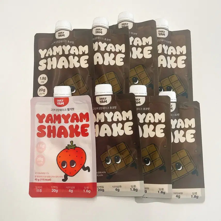[BUNJANG] Daily Yam Yamy Shake Bundle (8 Pieces) / 데일리얌 얌얌쉐이크 8개