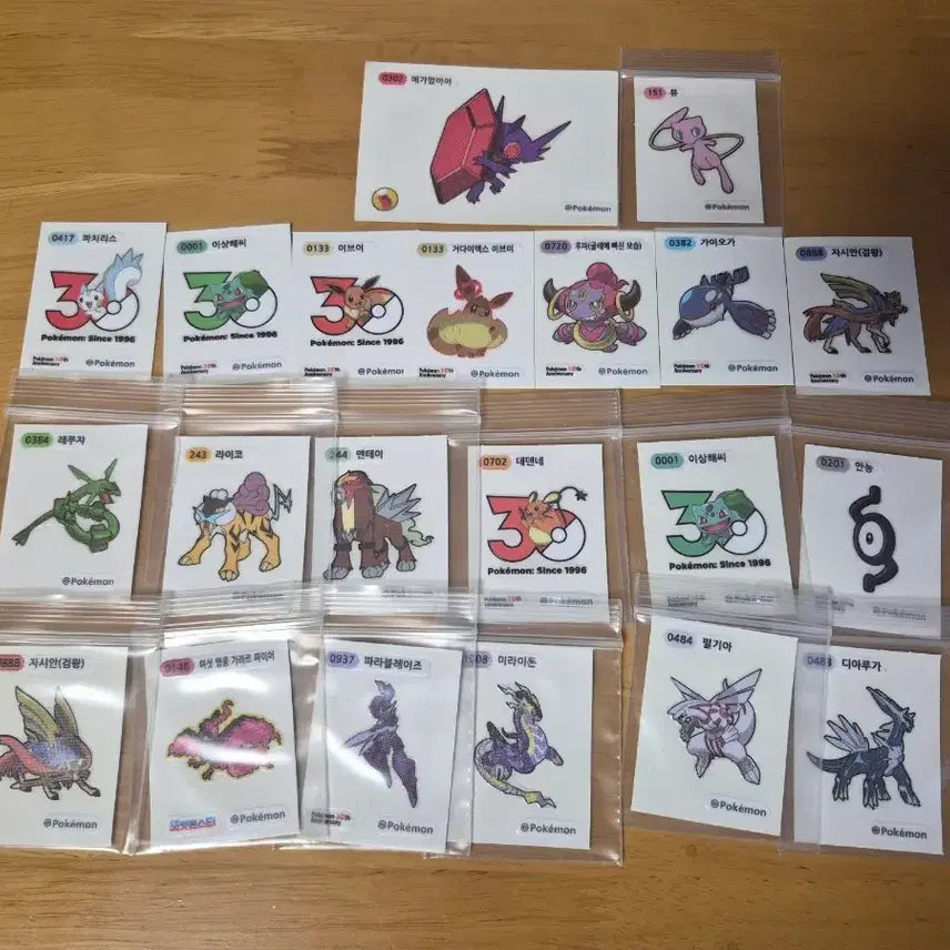 [BUNJANG] Pokemon 30th Anniversary Commemorative Card / 포켓몬 카드 30주년 기념