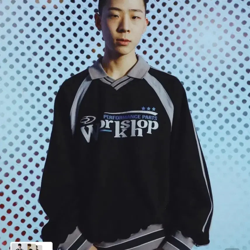 [BUNJANG] Travel Workshop Sweatshirt Black / 트래블 워크샵 스웨트셔츠 블랙