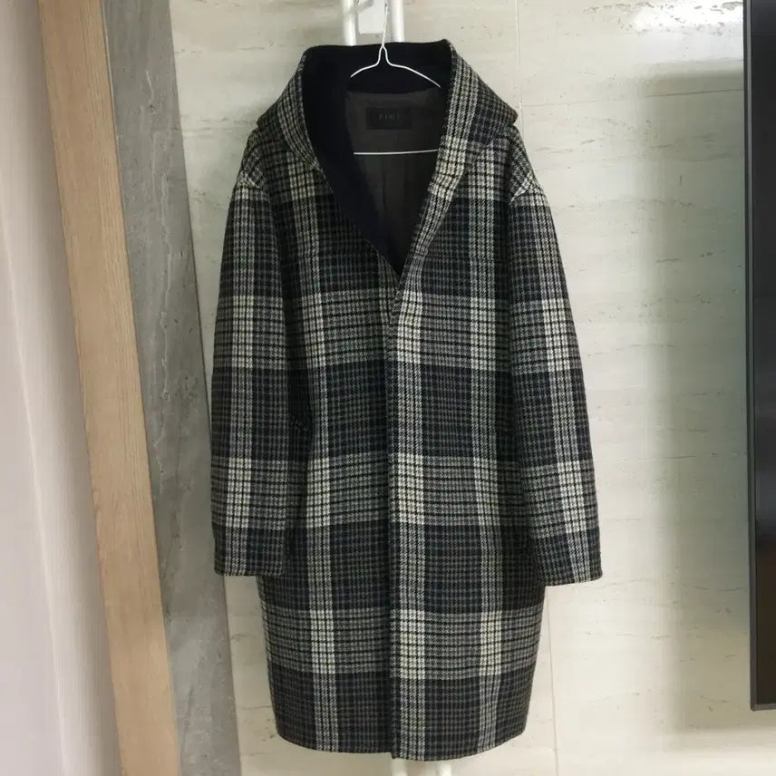 [BUNJANG] TIME Wool Hooded Coat / TIME 타임 후드 울 코트 66