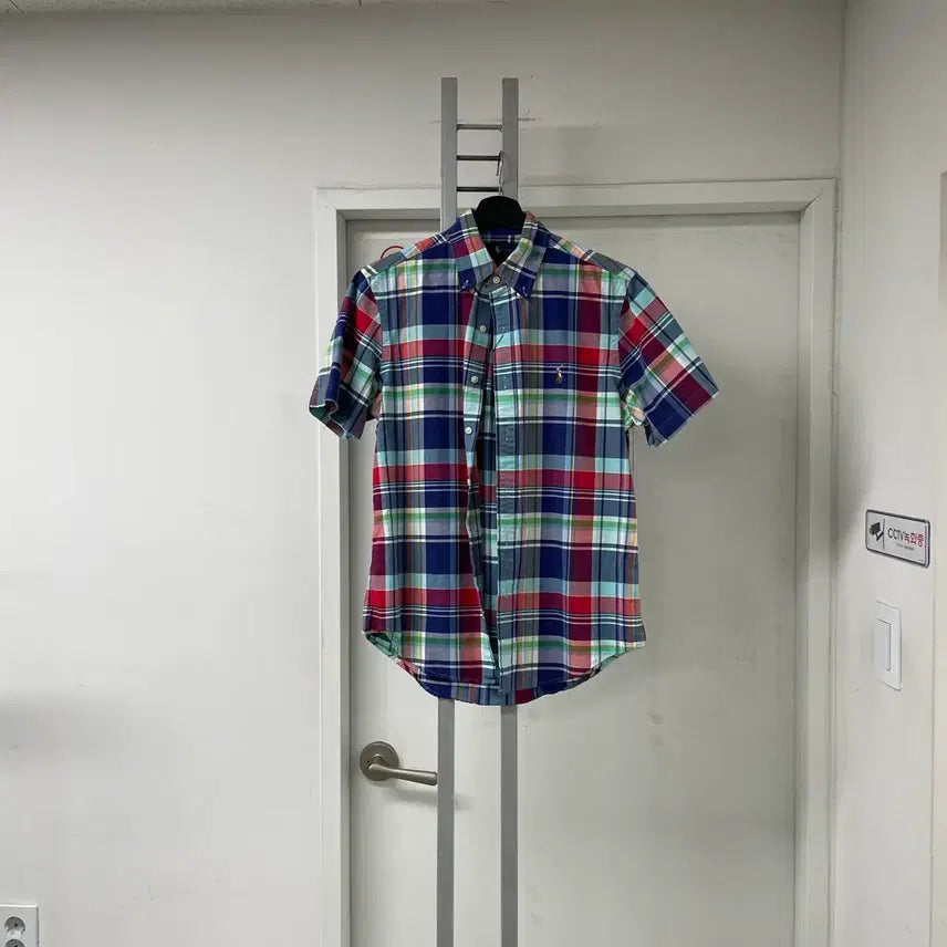 [BUNJANG] Polo Ralph Lauren Plaid Short Sleeve Shirt Size S / 폴로 랄프로렌 체크 반팔 셔츠 S