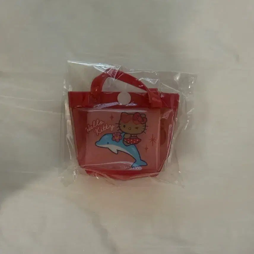 [BUNJANG] Sanrio Tanning Kitty PVC Mini Bag Charm Pouch Keychain / 산리오 태닝 키티 풀백 나이트 파티 PVC 미니 가방 백참 파우치 키링