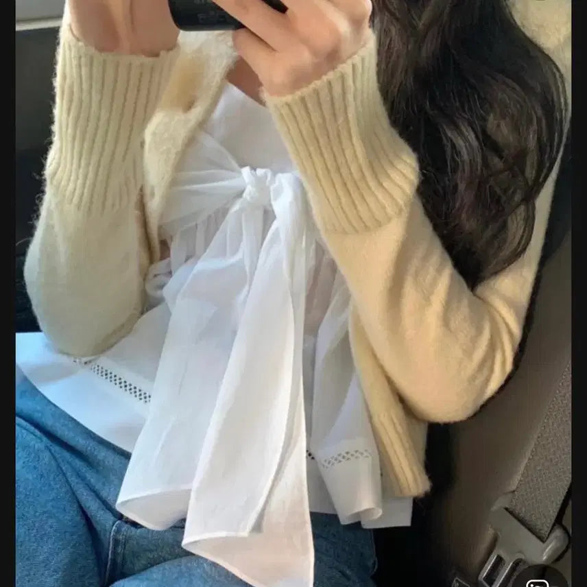 [BUNJANG] LePlain Mabel Blouse S / 르플레인 마벨블라우스 s