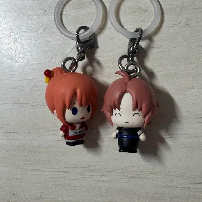 [BUNJANG] Gintama Mezushi Kagura Kamui Gacha Keyring / 은혼 메지루시 카구라 카무이 가챠키링