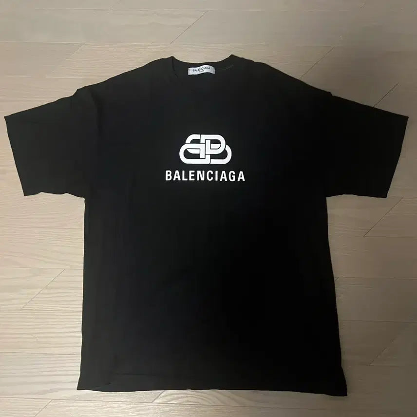 [BUNJANG] Balenciaga BB Logo T-Shirt / 발렌시아가BB로고 반팔티셔츠