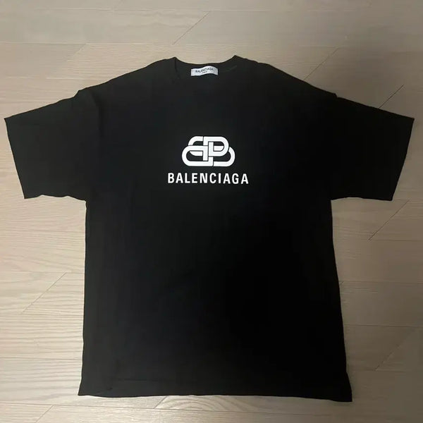 [BUNJANG] Balenciaga BB Logo T-Shirt / 발렌시아가BB로고 반팔티셔츠