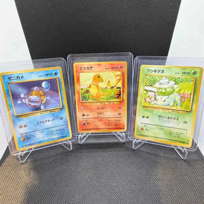 [BUNJANG] Pokemon Cards 1st Generation Starter Set (3 Types) / 포켓몬카드 1세대 스타팅 3종
