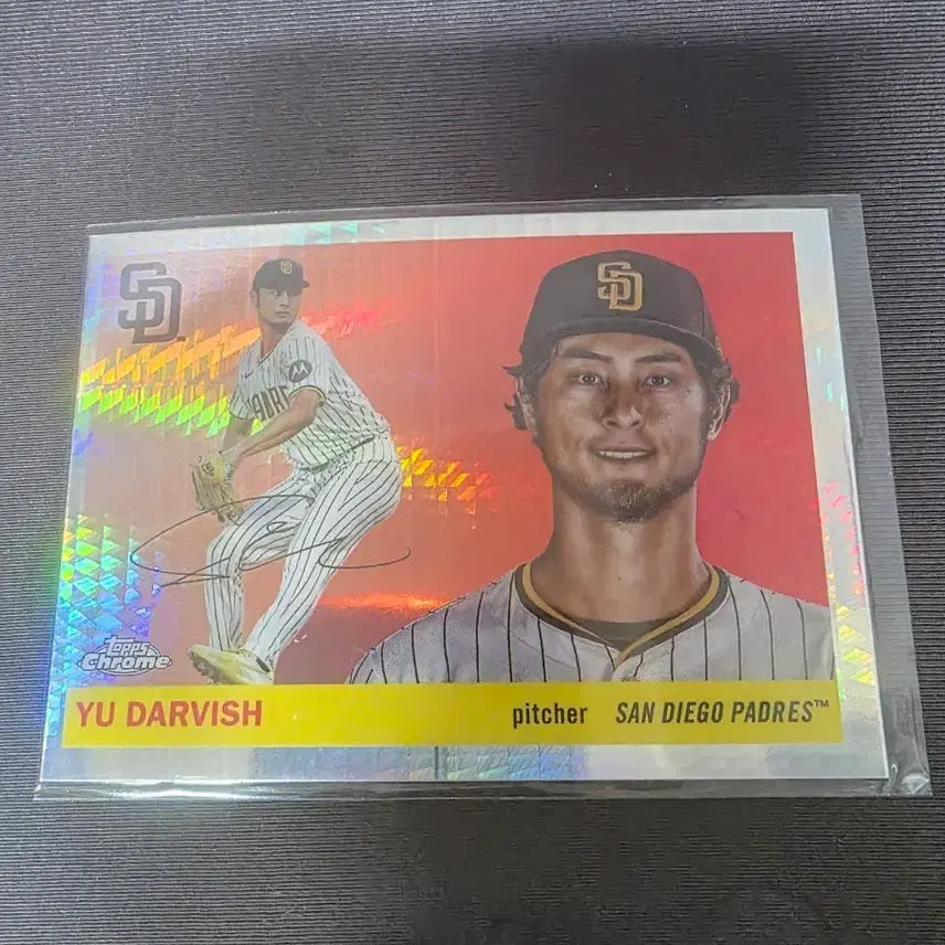 [BUNJANG] 2025 Topps Chrome Platinum Yu Darvish San Diego Card / 2025 탑스 크롬 플래티넘 샌디에이고 다르빗슈 유 카드