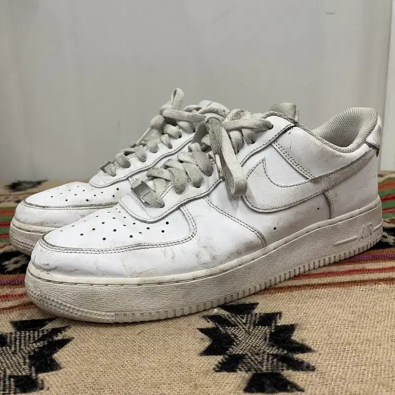 [BUNJANG] Nike Air Force 1 All White Sneakers Size 280 / 나이키 에어포스1 올백 스니커즈 280 X02057