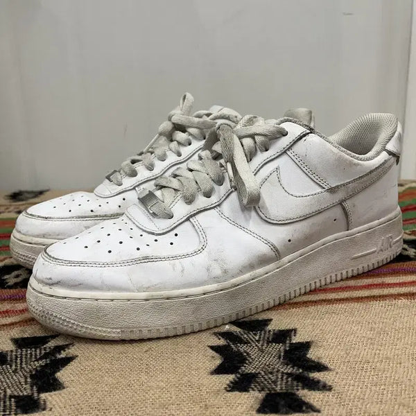 [BUNJANG] Nike Air Force 1 All White Sneakers Size 280 / 나이키 에어포스1 올백 스니커즈 280 X02057