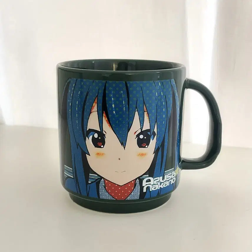 [BUNJANG] K-On! Azusa Nakano Mug Cup / 케이온 나카노 아즈사 머그컵