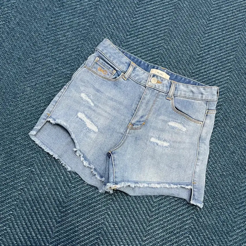 [BUNJANG] Plack Blue Denim Shorts / [W24] 플랙 청 반바지 만원샵