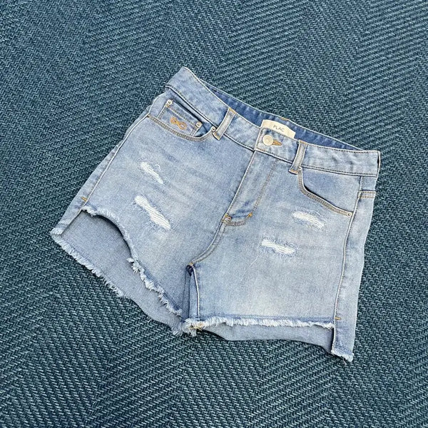 [BUNJANG] Plack Blue Denim Shorts / [W24] 플랙 청 반바지 만원샵