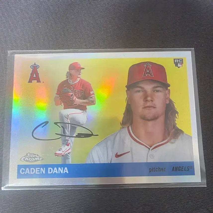 [BUNJANG] 2025 Topps Chrome Platinum Caden Dana Rookie Card / 2025 탑스 크롬 플래티넘 에인절스 케이든 다나 루키 카드