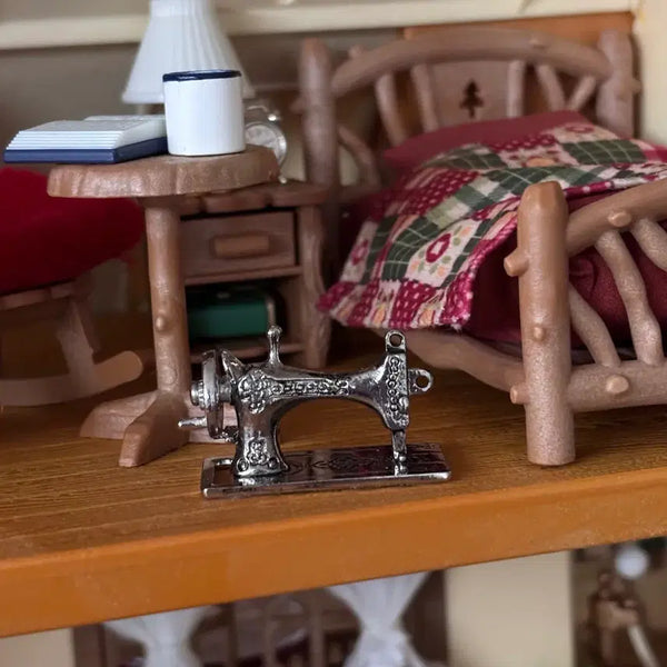 [BUNJANG] Miniature Antique Silver Sewing Machine / 미니어처 앤틱 실버 재봉틀