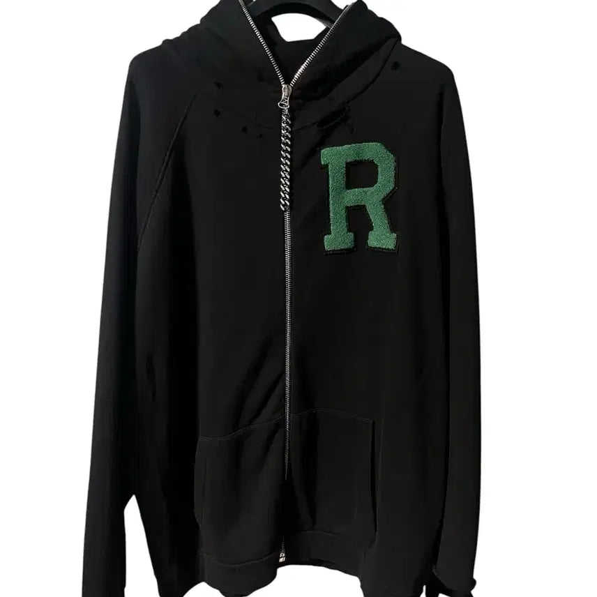 [BUNJANG] Raf Simons 20-21 AW Love Hoodie Zip Black / [S] Raf simons LOVE 후드 집업 블랙