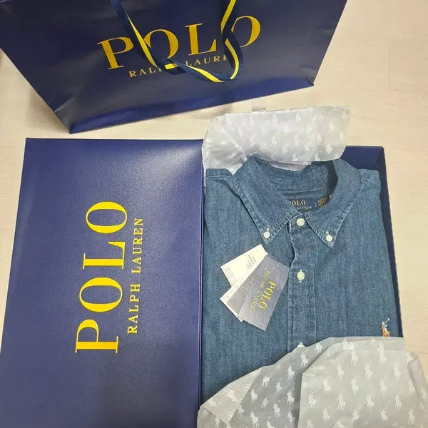 [BUNJANG] Polo Ralph Lauren Classic Fit Denim Shirt / 폴로 랄프로렌 데님셔츠 남방