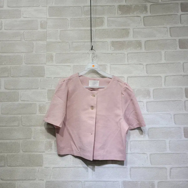 [BUNJANG] Oversized Short Sleeve Jacket / ㅈ210 반팔 자켓 F