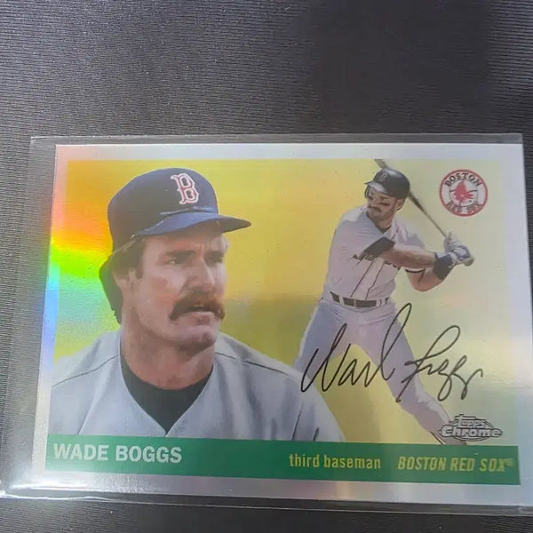 [BUNJANG] 2025 Topps Chrome Platinum Wade Boggs Card / 2025 탑스 크롬 플래티넘 보스턴 웨이드 보그스 카드