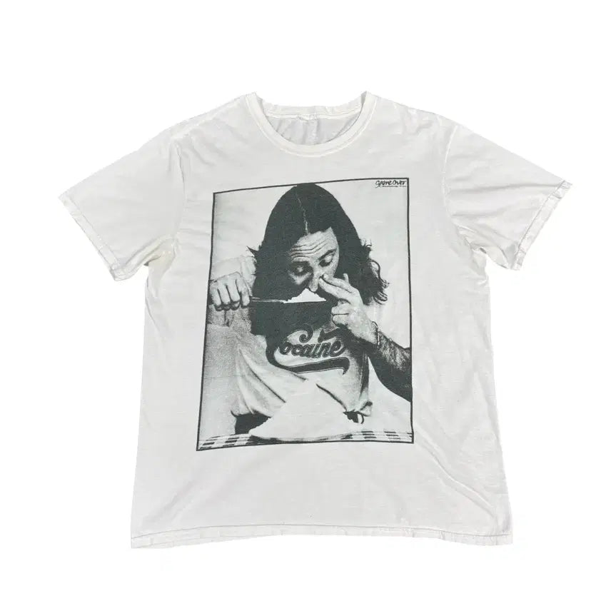 [BUNJANG] Vintage 2000s Cocaine Photo T-Shirt / 빈티지 2000s Cocaine 코카인 포토 티셔츠