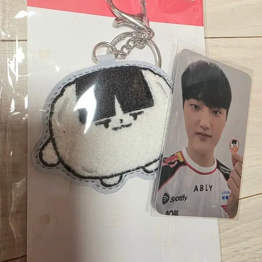 [BUNJANG] T1 Faker Ticklezoo Buckle Keyring with Photocard / 티원 T1 페이즈 티끌즈 부클 키링 t1klz Peyz