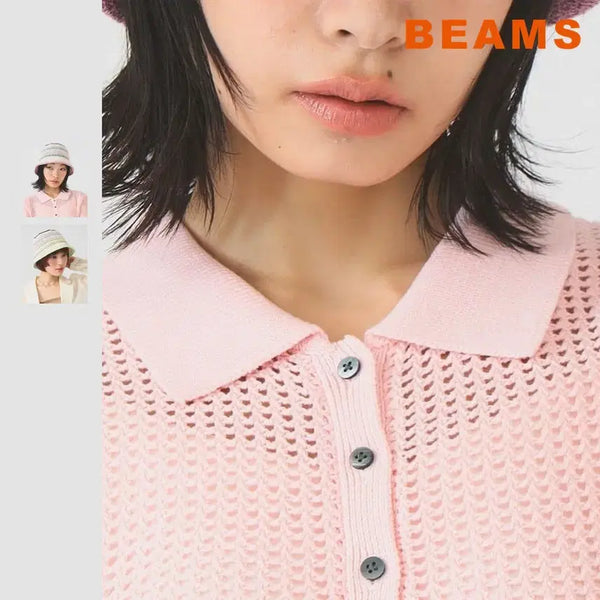 [BUNJANG] Ray BEAMS Multi-Border Hat / 빔즈 레이 멀티보더 모자