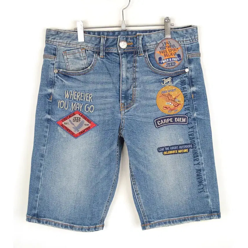 [BUNJANG] Jeep Men's Denim Shorts 30 Waist / 지프 청반바지 남성30 데님 팬츠 BG8404