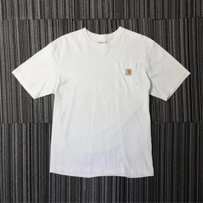 [BUNJANG] Carhartt White Pocket T-Shirt / 칼하트 화이트 포켓 반팔 티셔츠