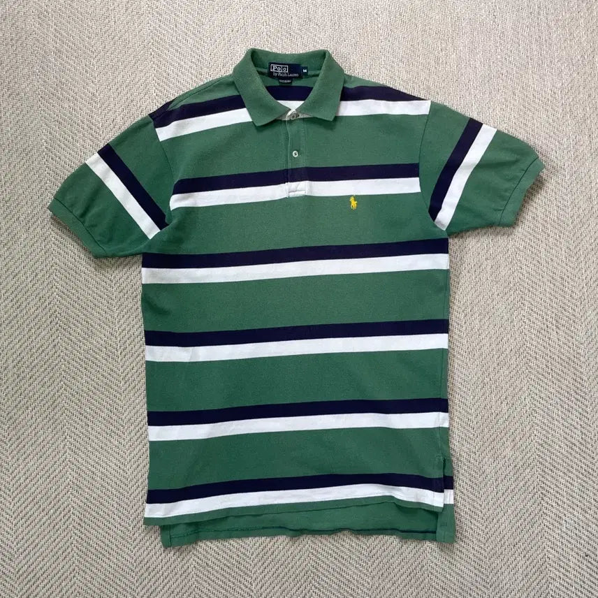 [BUNJANG] Polo Ralph Lauren USA PK Collar Short Sleeve T-Shirt / 폴로랄프로렌 usa  pk 카라 반팔티셔츠