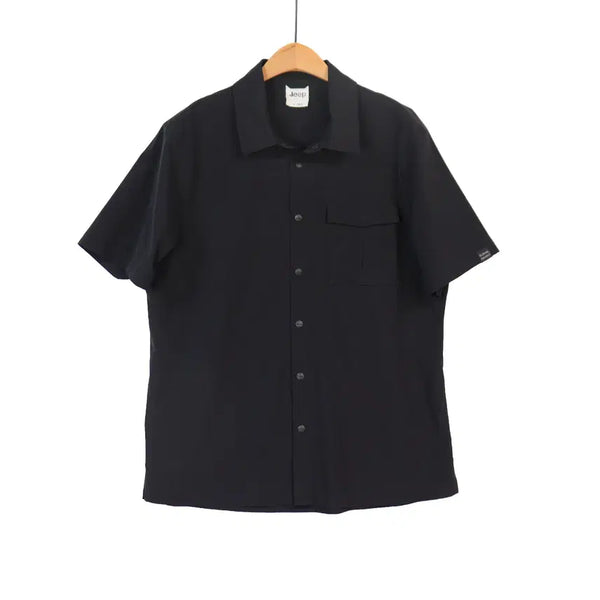 [BUNJANG] JEEP Black Short Sleeve Shirt Jacket XL / JEEP 블랙 셔츠 자켓 반팔 XL(105)