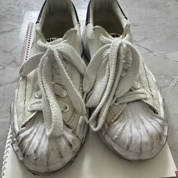 [BUNJANG] Maison Mihara Yasuhiro Blakey OG White Sneakers / 메종 미하라 야스히로 블레이키 OG 화이트 42