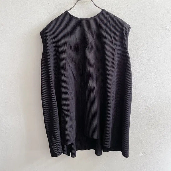 [BUNJANG] AZUL BY MOUSSY Pleated T-Shirt / 55) 일본 아줄바이마우지 플리츠 티셔츠