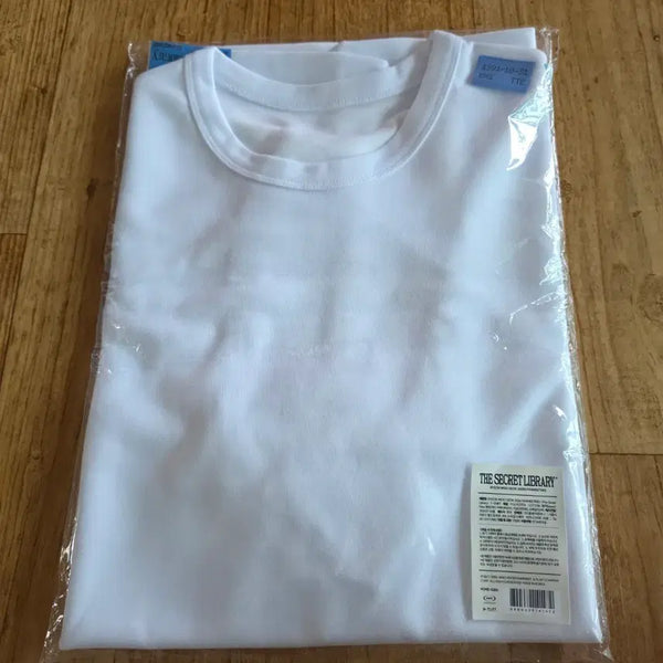 [BUNJANG] Byun Woo-seok The Secret Library T-Shirt White / 변우석 더 시크릿 라이브러리 반팔 티셔츠 화이트