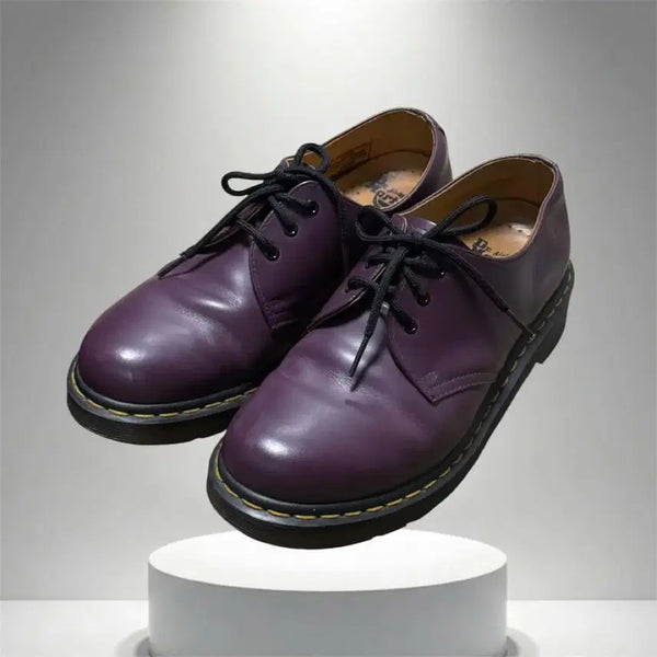 [BUNJANG] Dr. Martens 1461 Purple 3-Eye Derby Shoes (Women's) / 닥터마틴 1461 퍼플 3홀 더비 슈즈 W