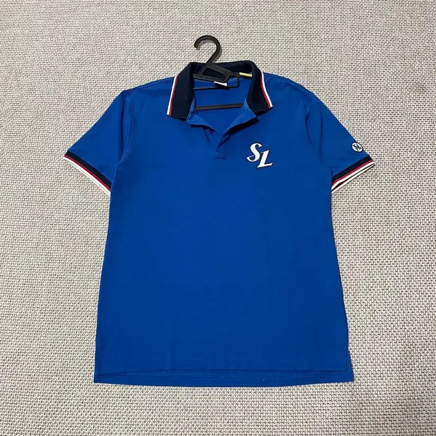 [BUNJANG] Beanpole Samsung Lions XL Short-Sleeve Polo T-Shirt / XL 빈폴 삼성라이온즈 반팔 카라티 B.8629