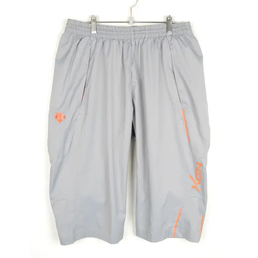 [BUNJANG] Descente 7-Sleeve Windbreaker Pants Men's L (BG8406) / 데상트 7부 바람막이 바지 남성L 츄리닝 팬츠 BG8406