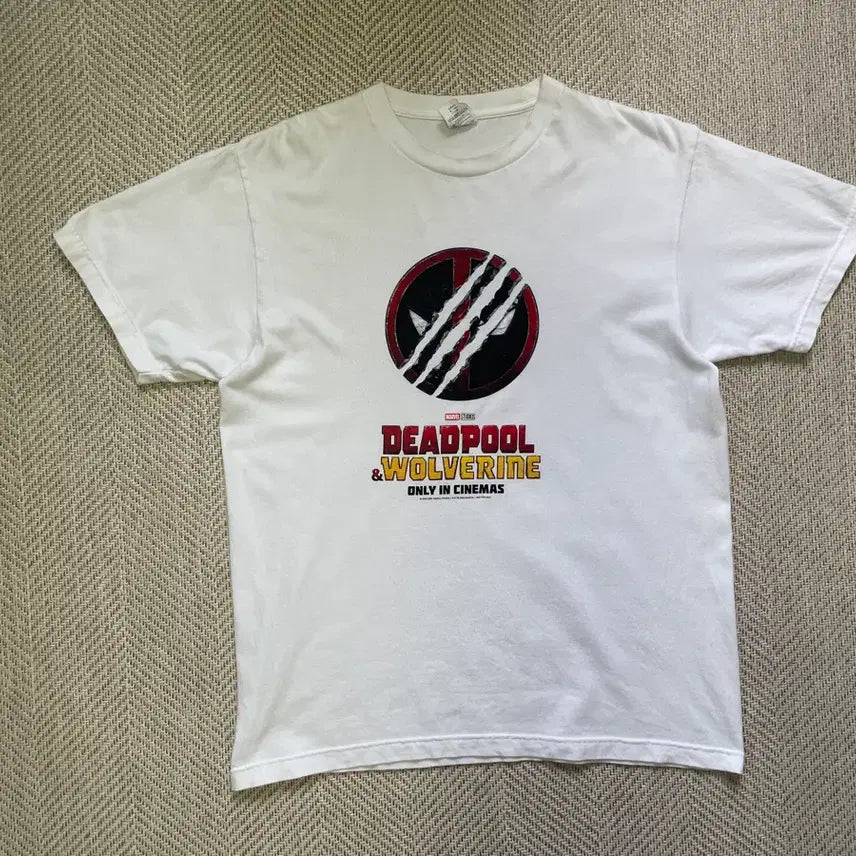 [BUNJANG] Vintage Deadpool Wolverine Short Sleeve T-Shirt / 빈티지 데드풀 울버린 반팔티셔츠