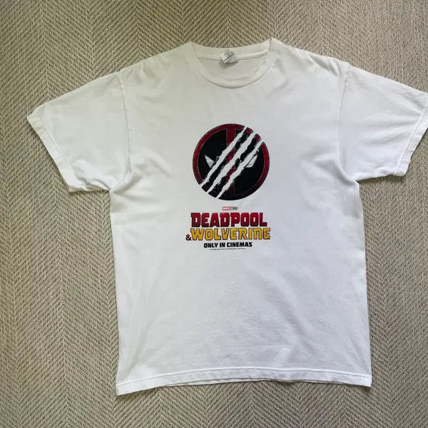 [BUNJANG] Vintage Deadpool Wolverine Short Sleeve T-Shirt / 빈티지 데드풀 울버린 반팔티셔츠