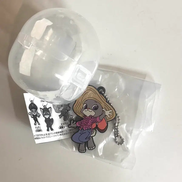 [BUNJANG] Zootopia Judy Hopps & Nick Wilde Rubber Strap Gacha / 주토피아 주디 닉 러버스트랩 가챠