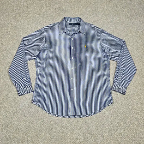 [BUNJANG] Polo Ralph Lauren Classic Fit Striped Long Sleeve Shirt / [폴로 랄프로렌] 클래식 핏 스트라이프 긴팔 셔츠 | S00541
