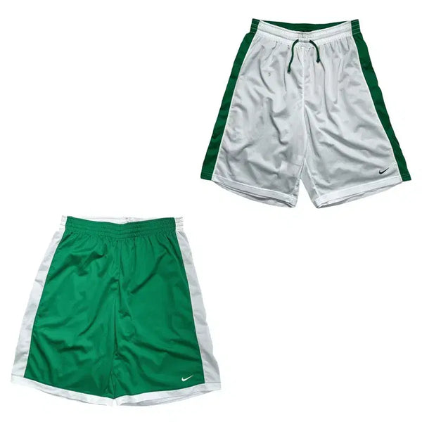 [BUNJANG] Nike Dri-FIT Mesh Reversible Half Pants White Green XXL / NIKE 드라이핏 메쉬 리버시블 하프팬츠 화이트그린 XXL