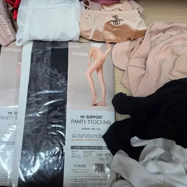[BUNJANG] Vivian High Support Panty Stockings Black / 비비안 하이서포트 팬티 스타킹 블랙
