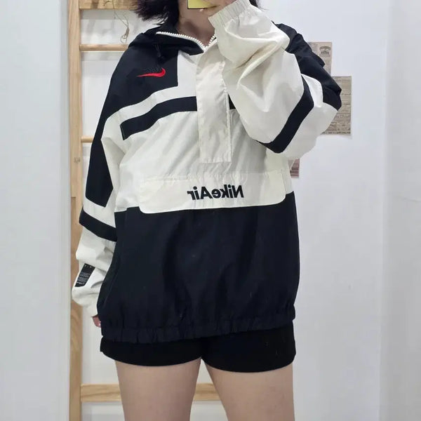 [BUNJANG] Nike Air Anorak Hood Windbreaker Jacket - Size L / [프립]L/나이키 에어 아노락 후드 바람막이
